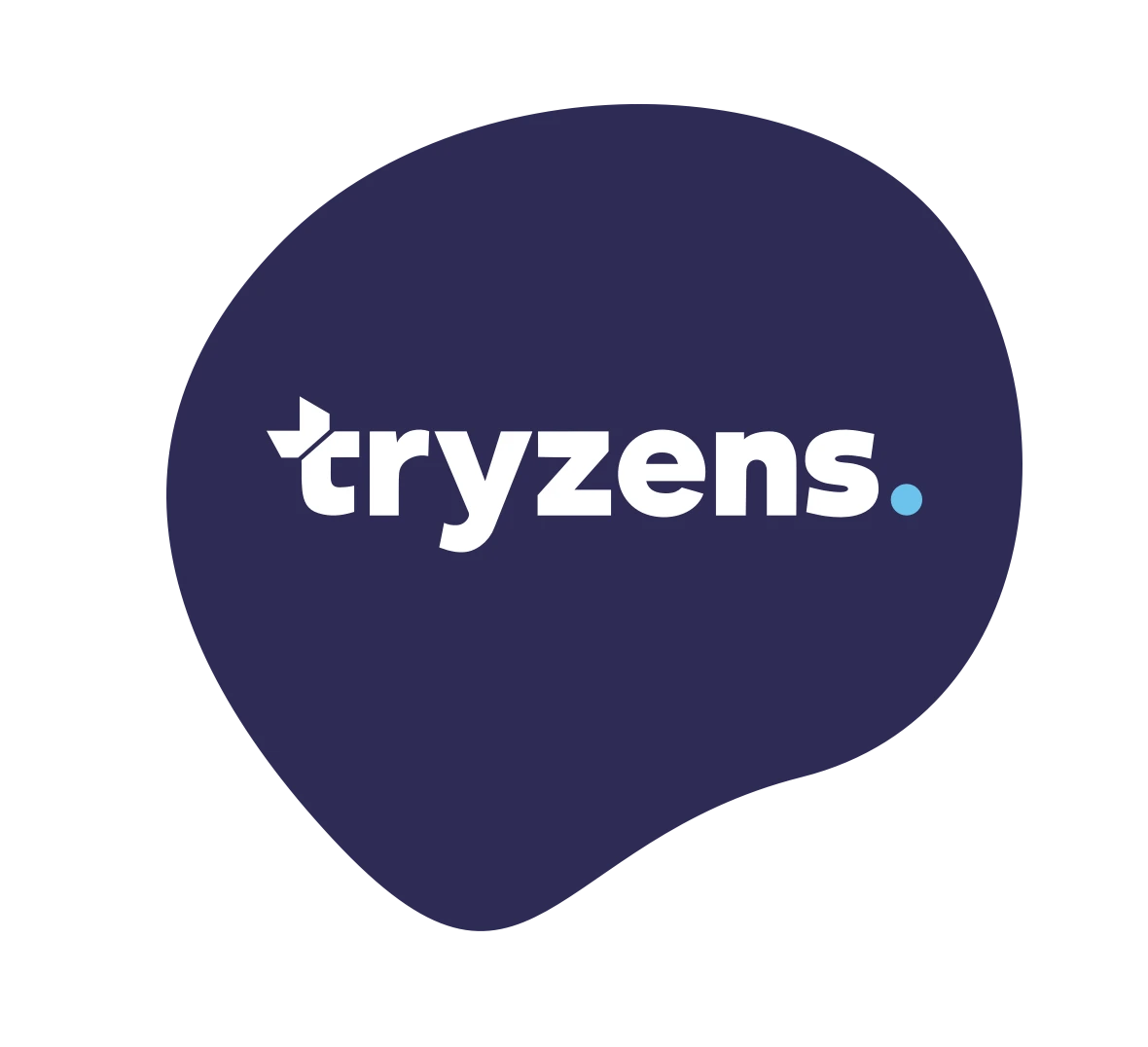 Tryzens logo on dark blue patch